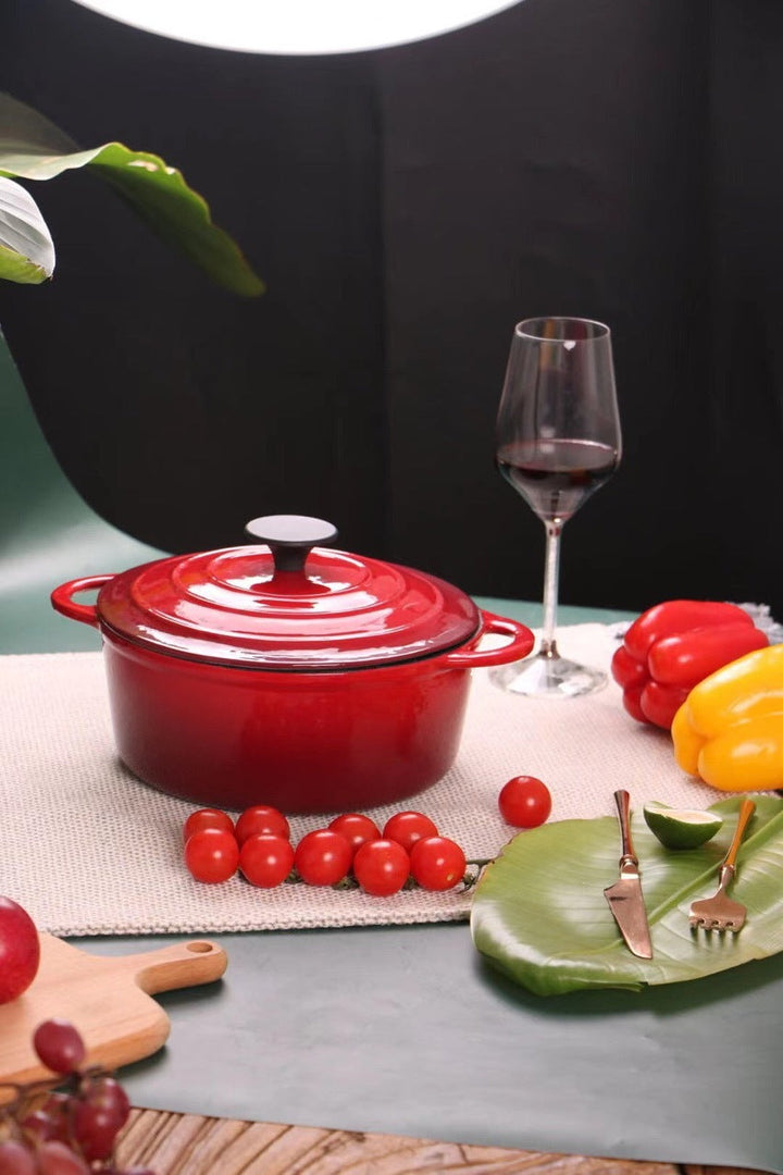 Discover the Perfect Cooking Companion: Enamel Cast Iron Stock Pot